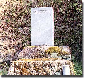 中井亀治郎碑（十津川高校前）