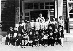昭和34年折立小学校入学式