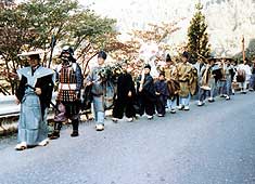 河津祭りでの時代行列