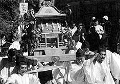 玉置祭りでのみこし