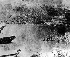 明治の水害の写真