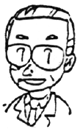 働いているおじさん